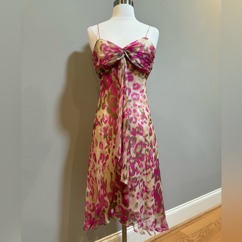 Milly of New York Strapless 100% Silk Dress